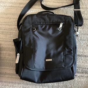Travelon Anti-Theft Tour Bag, Medium, Black EUC